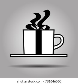 coffee gift vector