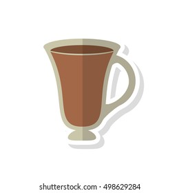 coffee glass drink design