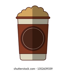 coffee glass drink isolated icon