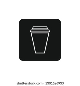 coffee glass icon symbol