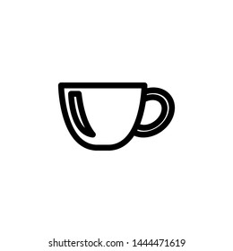 Coffee Glass Icon Template Vector Design - Vector