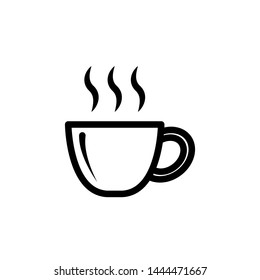 Coffee Glass Icon Template Vector Design - Vector