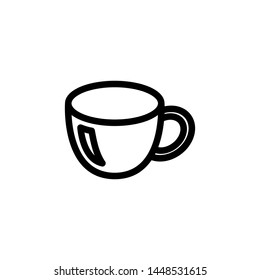 Coffee Glass Icon Template Vector Design - Vector