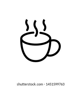Coffee Glass Icon Template Vector Design - Vector