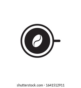 Coffee Glass Icon Template Vector Design - Vector