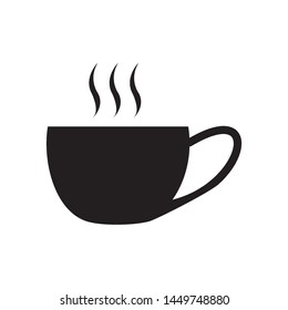 coffee glass icon vector design template