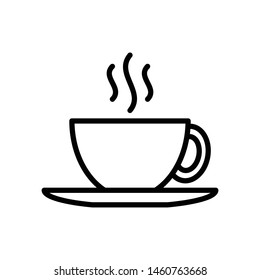 Coffee glass icon vector design template