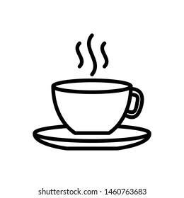 Coffee glass icon vector design template