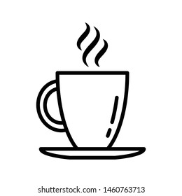 Coffee glass icon vector design template