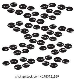 coffee and glass illustration vector icon on white background