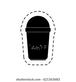 coffee glass isolated icon
