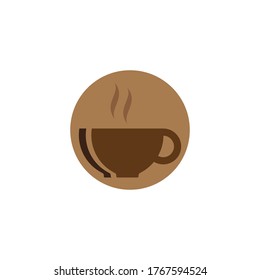 logotipo de vidrio de café