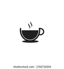 coffee glass logo icon template vector 