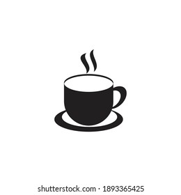 coffee glass logo icon template vector 
