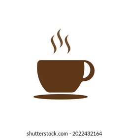 coffee glass logo icon template vector 