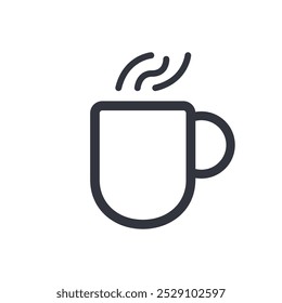 Ilustração do modelo do vetor do logotipo do vidro do café