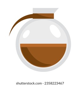 coffee glass maker icon isolated illustration