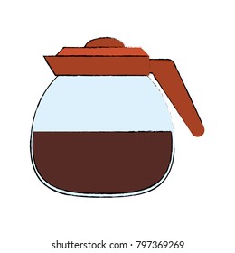 Coffee glass pot
