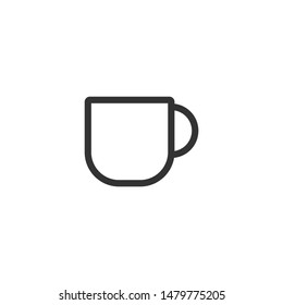 coffee glass vector logo design