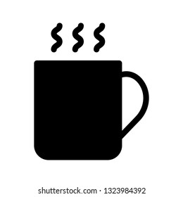 coffee glyph icon