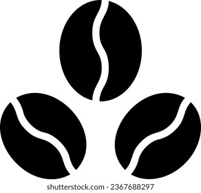 vector de ilustración de icono de glifo de café