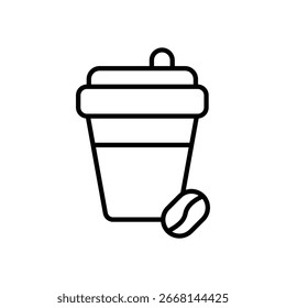 Coffee To Go icon vector stock illustration
