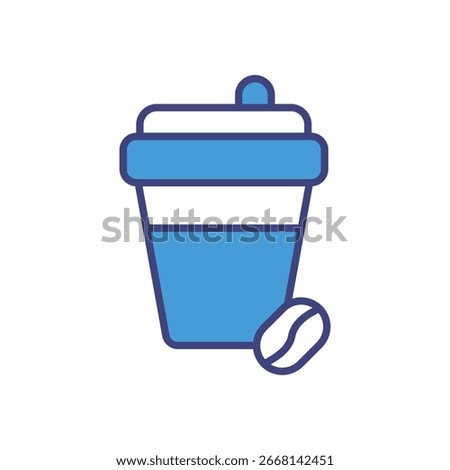 Coffee To Go icon vector stock illustration