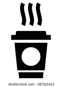 Coffee to go vector icon