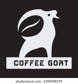 Coffee goat logo design, Logo design