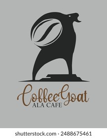 Coffee goat logo design, Logo design