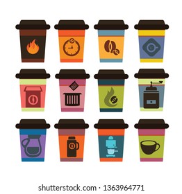Coffee to go,Paper Cup Coffee collection