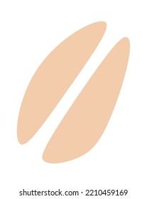 Icono de grano de café. Ilustración del vector