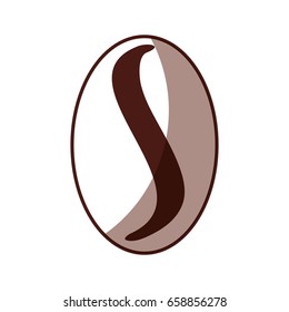 coffee grain isolated icon