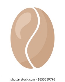 coffee grain on white background vector illustration design