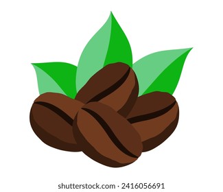 coffee grain stock vector illustration isolated on white background