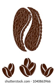 coffee grain vector