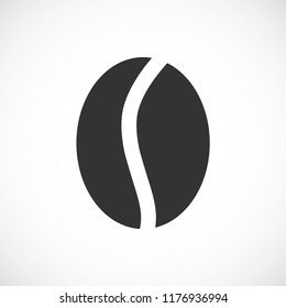 coffee grain vector icon 10 eps
