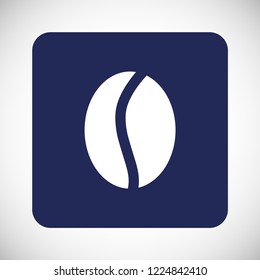 coffee grain vector icon 10 eps