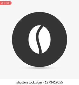 coffee grain vector icon 10 eps