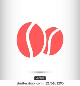 coffee grain vector icon 10 eps