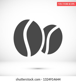 coffee grain vector icon 10 eps