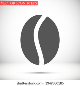 coffee grain vector icon 10 eps
