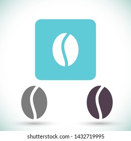 coffee grain vector icon 10 eps , Lorem ipsum Flat design