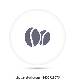 coffee grain vector icon 10 eps , Lorem ipsum Flat design