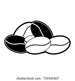 coffee grain vector illustration