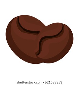 coffee grains isolated icon