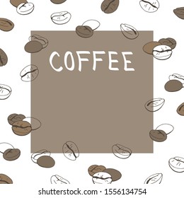 Coffee graphic color pattern background sketch illustration vector