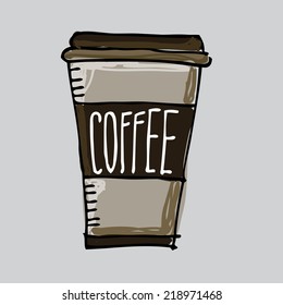 coffee graphic design , vector illustration