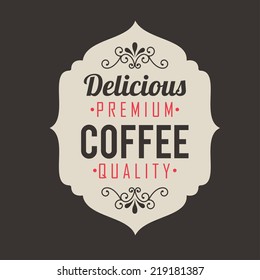 coffee graphic design , vector illustration
