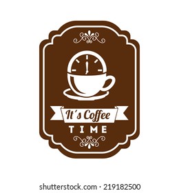 coffee graphic design , vector illustration
